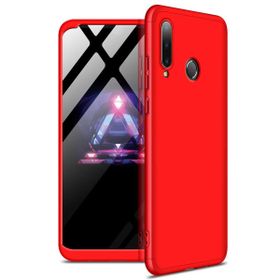 Microsonic Huawei P30 Lite Double Dip 360 Protective Kırmızı Kılıf