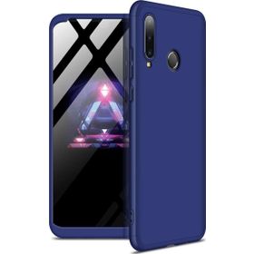 Microsonic Huawei P30 Lite Double Dip 360 Protective Lacivert Kılıf
