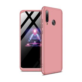Microsonic Huawei P30 Lite Double Dip 360 Protective Rose Gold Kılıf