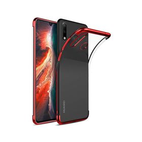 Microsonic Huawei P30 Lite Skyfall Transparent Clear Kırmızı Kılıf
