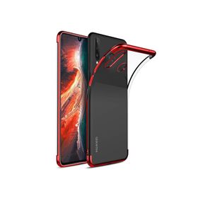 Microsonic Huawei P30 Lite Skyfall Transparent Clear Kırmızı Kılıf