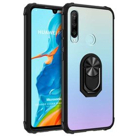 Microsonic Huawei P30 Lite Skyfall Transparent Clear Kırmızı Kılıf