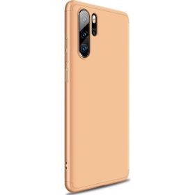 Microsonic Huawei P30 Pro Double Dip 360 Protective Gold Kılıf
