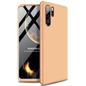 Microsonic Huawei P30 Pro Double Dip 360 Protective Gold Kılıf