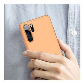Microsonic Huawei P30 Pro Double Dip 360 Protective Gold Kılıf