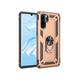 Microsonic Huawei P30 Pro Military Ring Holder Gold Kılıf