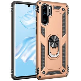 Microsonic Huawei P30 Pro Military Ring Holder Gold Kılıf