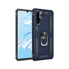 Microsonic Huawei P30 Pro Military Ring Holder Lacivert Kılıf