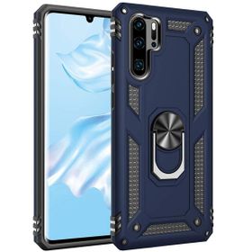 Microsonic Huawei P30 Pro Military Ring Holder Lacivert Kılıf