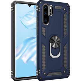 Microsonic Huawei P30 Pro Military Ring Holder Lacivert Kılıf