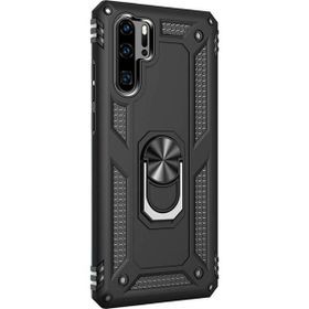 Microsonic Huawei P30 Pro Military Ring Holder Siyah Kılıf