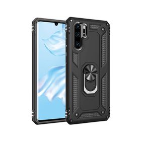 Microsonic Huawei P30 Pro Military Ring Holder Siyah Kılıf