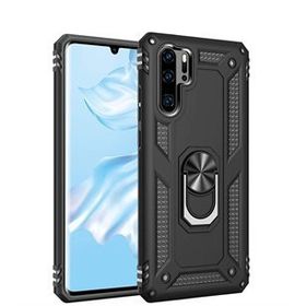 Microsonic Huawei P30 Pro Military Ring Holder Siyah Kılıf