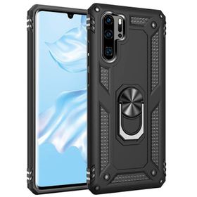 Microsonic Huawei P30 Pro Military Ring Holder Siyah Kılıf