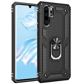 Microsonic Huawei P30 Pro Military Ring Holder Siyah Kılıf