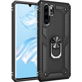 Microsonic Huawei P30 Pro Military Ring Holder Siyah Kılıf