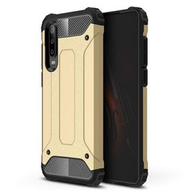 Microsonic Huawei P30 Rugged Armor Gold Kılıf