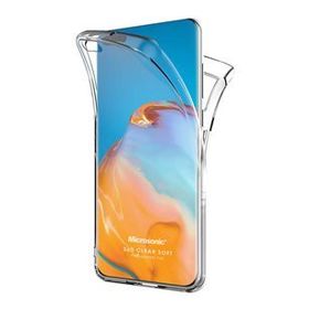 Microsonic Huawei P40 6 Tarafı Tam Full Koruma 360 Clear Soft Şeffaf Cep Telefonu Kılıfı