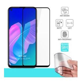 Microsonic Huawei P40 Lite E Seramik Matte Flexible Siyah Ekran Koruyucu