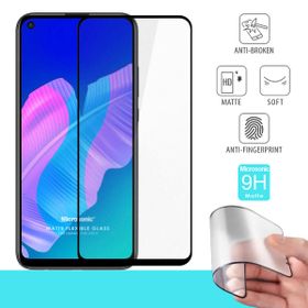 Microsonic Huawei P40 Lite E Seramik Matte Flexible Siyah Ekran Koruyucu