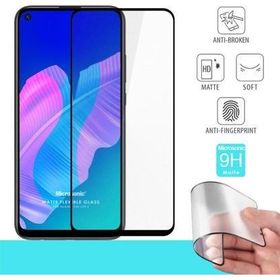 Microsonic Huawei P40 Lite E Seramik Matte Flexible Siyah Ekran Koruyucu