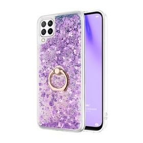 Microsonic Huawei P40 Lite Glitter Liquid Holder Mor Cep Telefonu Kılıfı