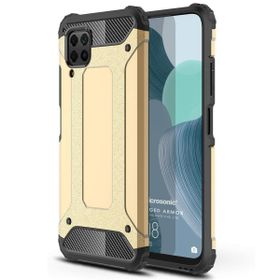 Microsonic Huawei P40 Lite Rugged Armor Gold Cep Telefonu Kılıfı