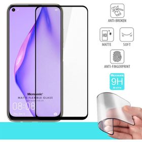 Microsonic Huawei P40 Lite Seramik Matte Flexible Siyah Ekran Koruyucu