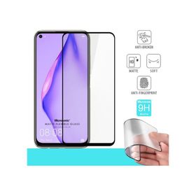 Microsonic Huawei P40 Lite Seramik Matte Flexible Siyah Ekran Koruyucu