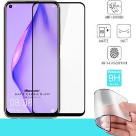Microsonic Huawei P40 Lite Seramik Matte Flexible Siyah Ekran Koruyucu