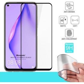 Microsonic Huawei P40 Lite Seramik Matte Flexible Siyah Ekran Koruyucu
