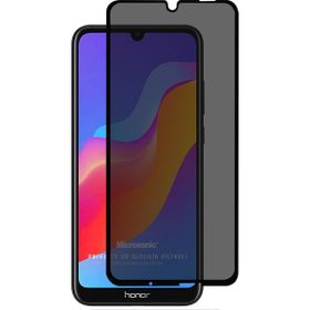 Microsonic Huawei Siyah Honor 8A Privacy 5D Gizlilik Filtreli Cam Ekran Koruyucu