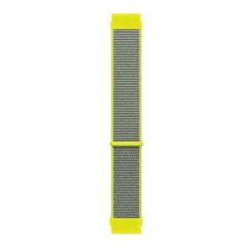 Microsonic Huawei Watch 3 Hasırlı Woven Sport Loop Sarı Kordon
