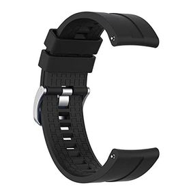 Microsonic Huawei Watch 3 için Silicone Rapid Bands Siyah Kordon