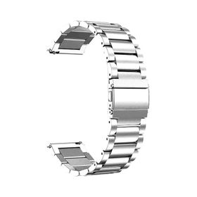Microsonic Huawei Watch 3 Metal Stainless Steel Gümüş Kordon