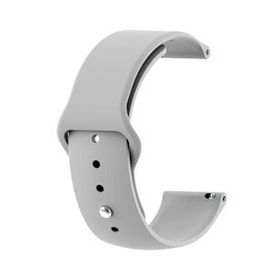 Microsonic Huawei Watch 3 Silicone Sport Band Gri Kordon
