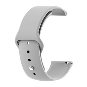 Microsonic Huawei Watch 3 Silicone Sport Band Gri Kordon