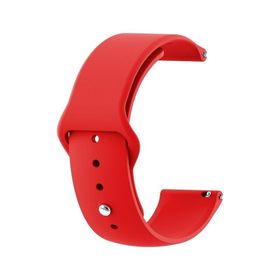 Microsonic Huawei Watch 3 Silicone Sport Band Kırmızı Kordon