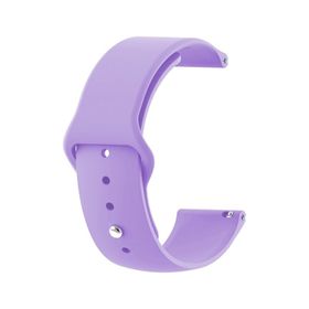 Microsonic Huawei Watch 3 Silicone Sport Band Lila Kordon