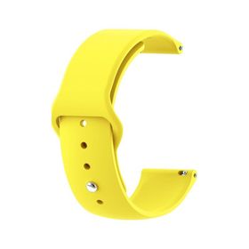 Microsonic Huawei Watch 3 Silicone Sport Band Sarı Kordon