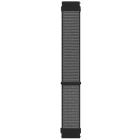 Microsonic Huawei Watch 4 Hasırlı Woven Sport Loop Gri Kordon