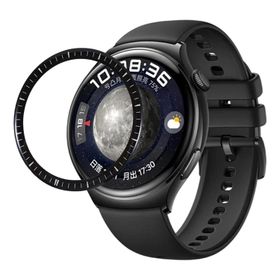 Microsonic Huawei Watch 4 Pro Tam Kaplayan Temperli Cam Full Siyah Ekran Koruyucu