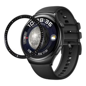 Microsonic Huawei Watch 4 Pro Tam Kaplayan Temperli Cam Full Siyah Ekran Koruyucu