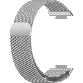 Microsonic Huawei Watch Fit 2 Milanese Loop Gümüş Kordon