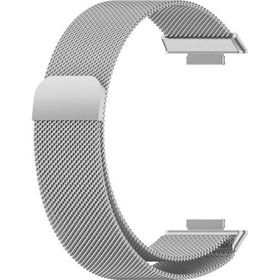 Microsonic Huawei Watch Fit 2 Milanese Loop Gümüş Kordon