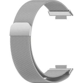 Microsonic Huawei Watch Fit 2 Milanese Loop Gümüş Kordon