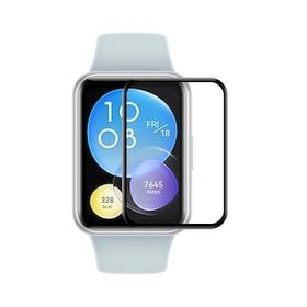 Microsonic Huawei Watch Fit 2 Tam Kaplayan Nano Cam Siyah Ekran Koruyucu