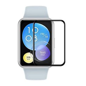 Microsonic Huawei Watch Fit 2 Tam Kaplayan Nano Cam Siyah Ekran Koruyucu