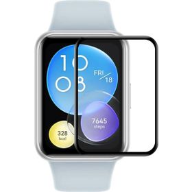 Microsonic Huawei Watch Fit 2 Tam Kaplayan Nano Cam Siyah Ekran Koruyucu