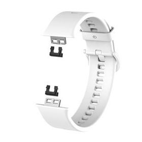 Microsonic Huawei Watch Fit Silicone Sport Band Beyaz Kordon